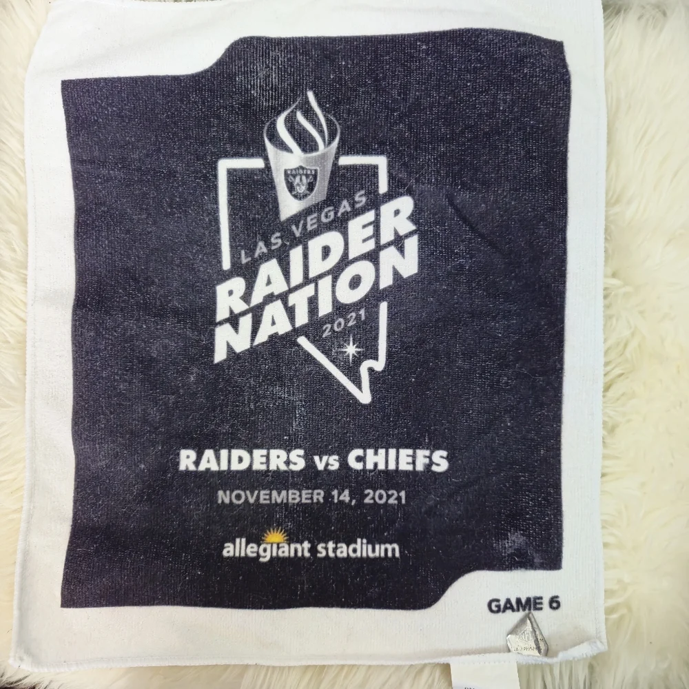 Las Vegas Raiders Game Day Hand Towel Bundle